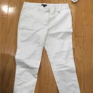 NWT Nautica Bright White Straight Leg Pant